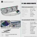 Охладитель жидкости Thermalright FROZEN INFINITY 360 AIO, зеркальная Синхронизация с зеркальной холодной головкой с поддержкой LGA1851 AM5 (art.: 3920c7cde021d)