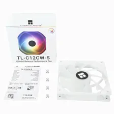 Корпусный вентилятор Thermalright TL-C12CW-S тихий, 120 мм, с ARGB подсветкой белый