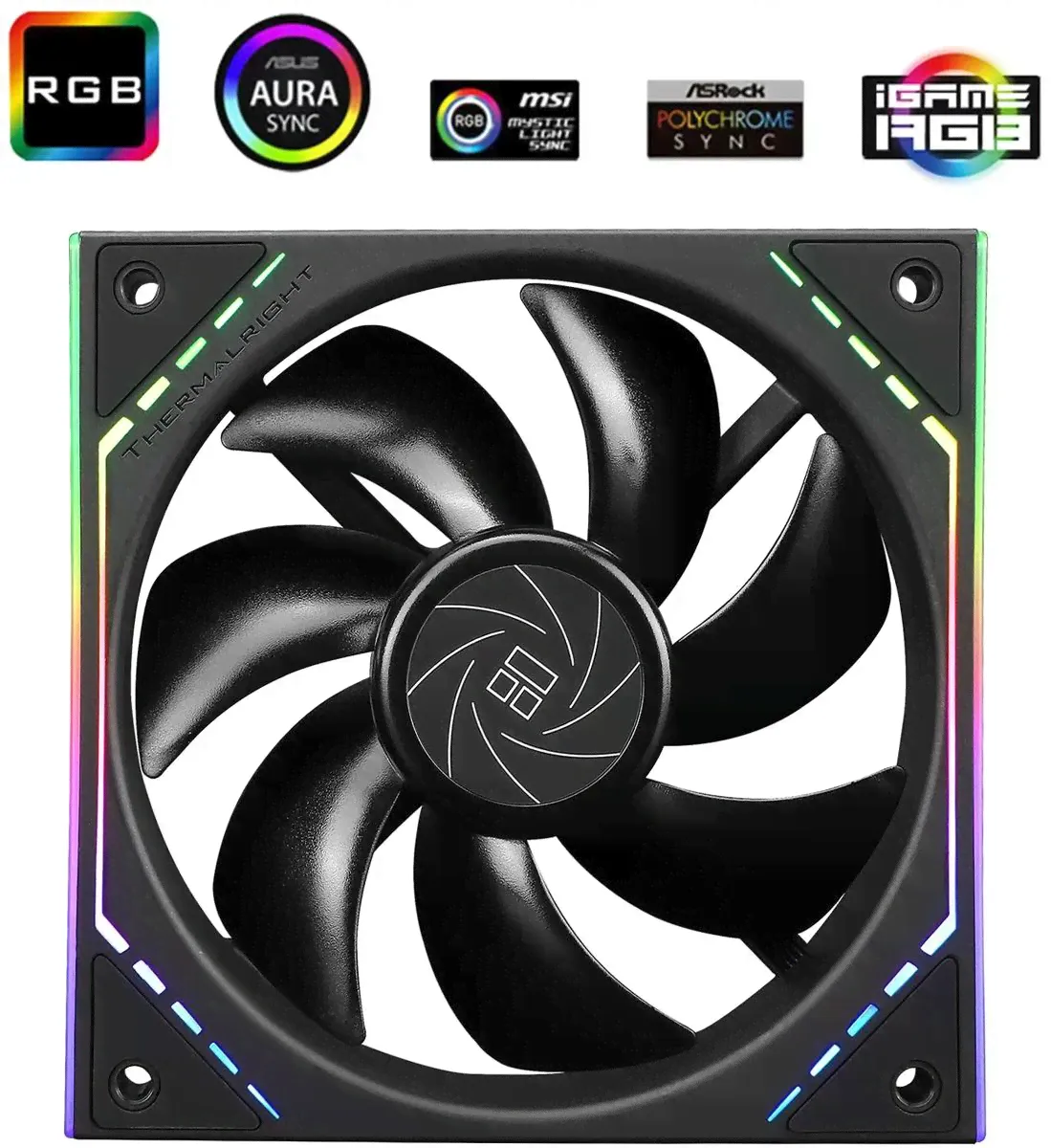 Вентилятор Thermalright TL-M12, 120 мм, 1шт, ARGB