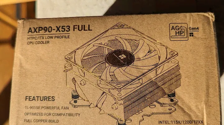 Thermalright axp90 x53 full copper unboxing