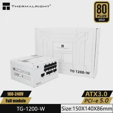 Внешний блок питания Thermalright для компьютера, белый, ATX3.0золотой медаль, полный модульpcie5.0, блок питания шасси (art.: 3920c2b7501e8)