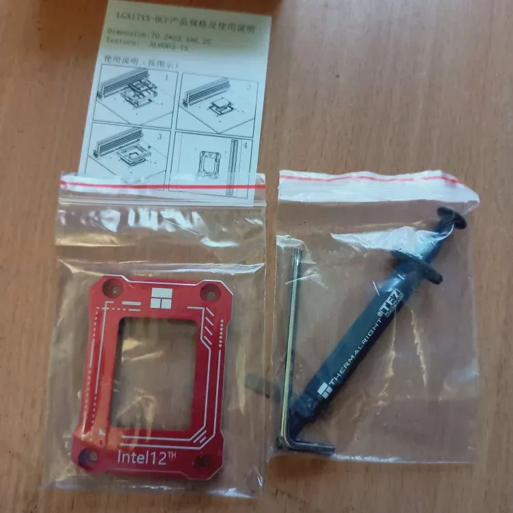 🛍 Thermalright Intel 12-й ЦП, корректор изгиба, протектор рамы LGA1700/1800, замена пряжки, CNC алюминий с TF7-3