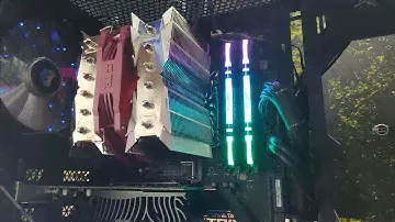 Видео работы вентилятора кулера Thermalright Silver Arrow 130 на максимальных оборотах