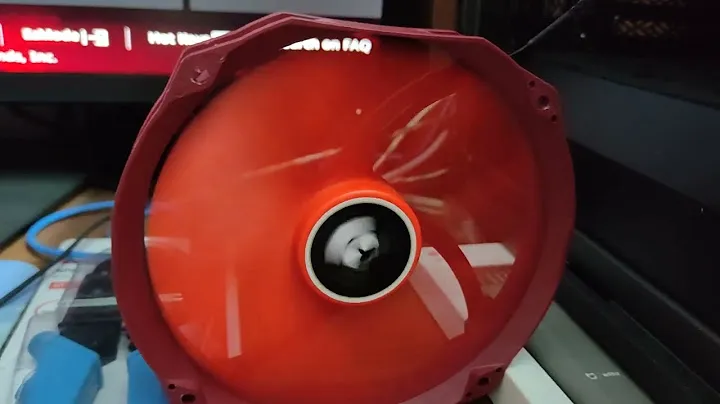 Видео работы вентилятора Thermalright TY 143 со скоростью вращения 1001 rpm