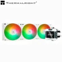 Система жидкостного (водяного) охлаждение для процессора Thermalright Frozen Warframe 240 белая с ARGB и дисплеем