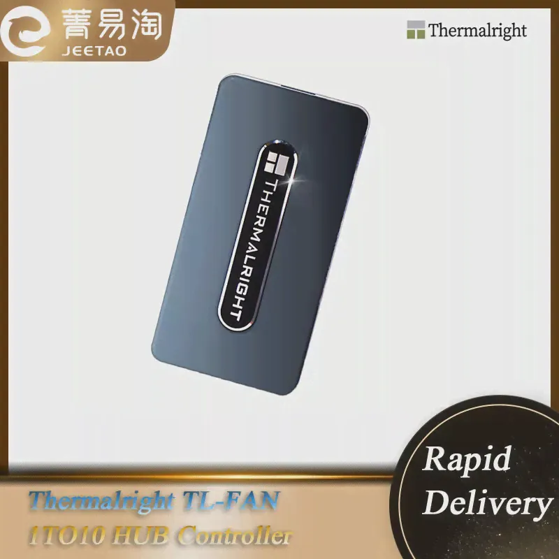 🛍 Thermalright TL-FAN 1TO10 HUB control ler 4PIN SATA RE V.A 10-портовый Расширенный PWM интеллектуальный контроль температуры и скорости регулирования