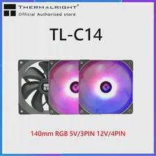 Thermalright TL-C14 ЦП Охлаждающий вентилятор Matt вентилятор Silent Computer Case Fean 140 мм RGB 5V/3PIN 12V/4PIN