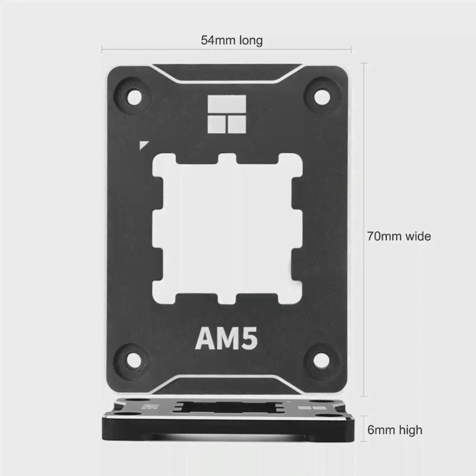 Thermalright ASF AMD AM5 компьютерная коррекция изгиба процессора фиксация AM5 крепеж анти-Гибкий Кронштейн прессовая пластина CNC алюминий (art.: 3920bf0d214bf)-0