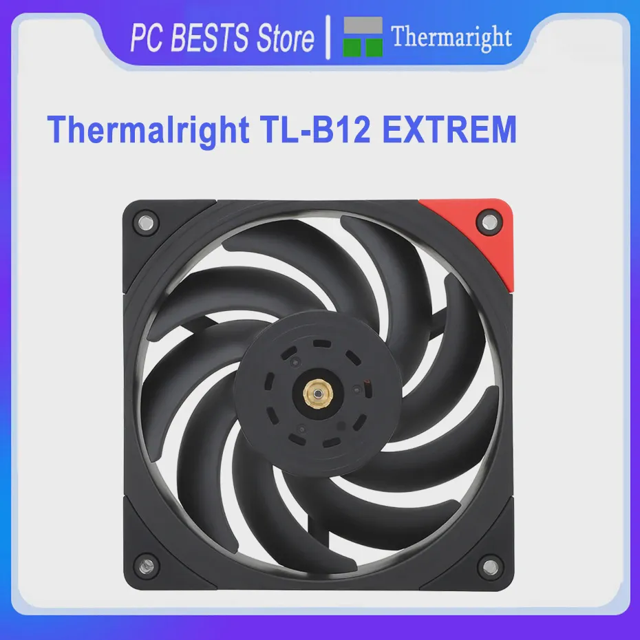 Thermalright TL-B12 EXTREM Case Скорость вентилятора 3150 об/мин Тихий процессорный кулер 120 мм Компьютерные охлаждающие вентиляторы