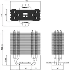 Thermalright True Spirit 90 Direct, CPU-Kühler(silber/schwarz)