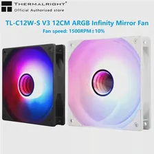Thermalright TL-C12W-S V3 12CM Argb Infinity Mirror Case Fean 5V 3PIN PWM Охлаждающий вентилятор